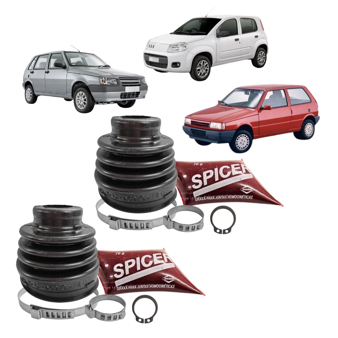 Par Kit Reparo Coifa Homocinetica Para Uno 90 a 14 Cambio Par Kit Reparo Coifa Homocinetica Para Uno 90 a 14 Cambio