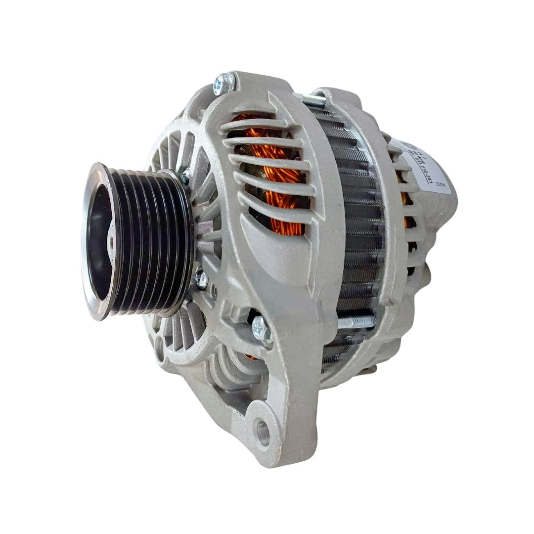 Alternador de Energia Elétrica 12V 90A Polia Rígida 7 Canais Projeto Mitsubishi Honda Civic 1.8 LX LXL EXS New Civic CRV
