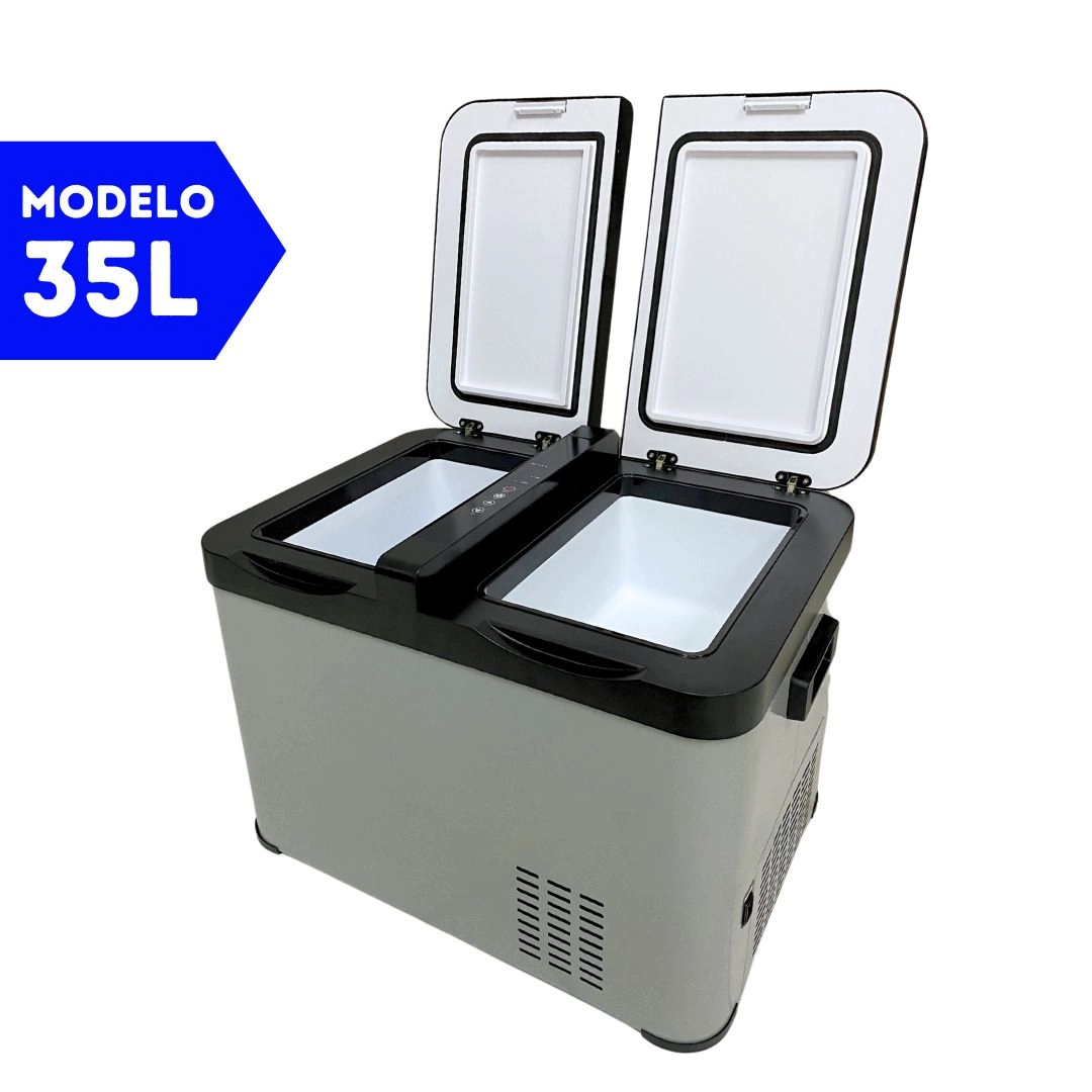 Geladeira 35 Litros Dupla 12V/24V 110v/220v Caminhão Ônibus