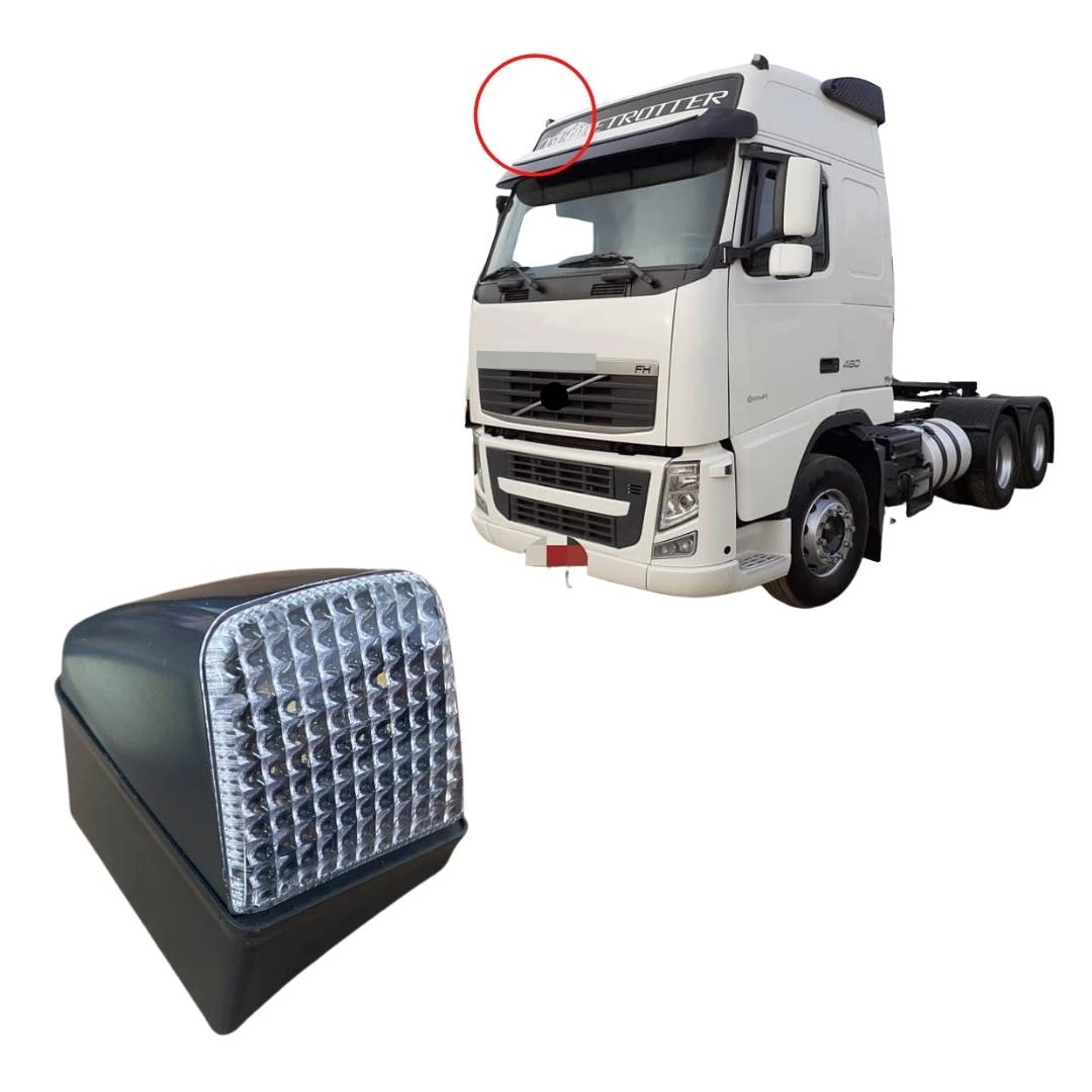 Lanterna Teto Para Volvo FM FH 12 13 LED Direito Lanterna Teto Para Volvo FM FH 12 13 LED Direito