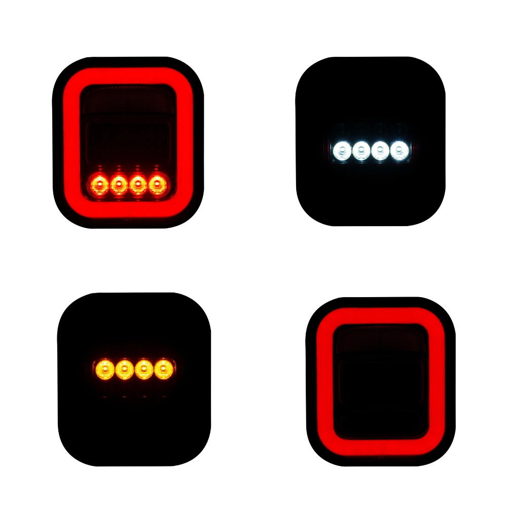 Kit Lanterna Traseira FULL LED Universal Marmitao NIX 12 24V Kit Lanterna Traseira FULL LED Universal Marmitao NIX 12 24V