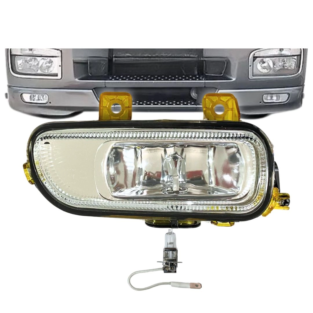 Farol Auxiliar Milha Para Mercedes Benz Axor 2006 a 2022 Lado Direito Autolux 9408200156 Farol Auxiliar Milha Para Mercedes Benz Axor 2006 a 2022 Lado Direito Autolux 9408200156
