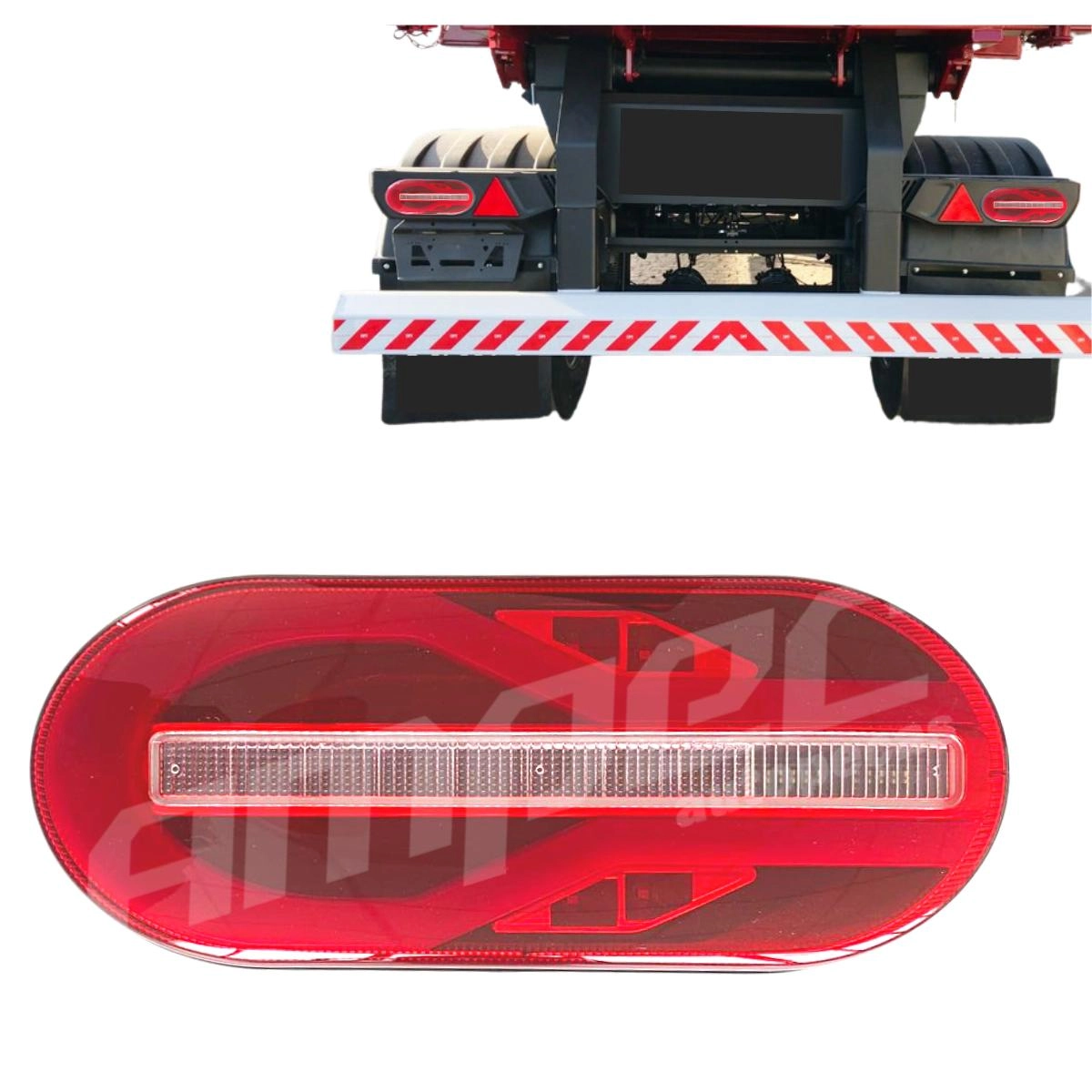 Lanterna Traseira 24v LED Universal Implementos Randon Sinal Sul 2352065020