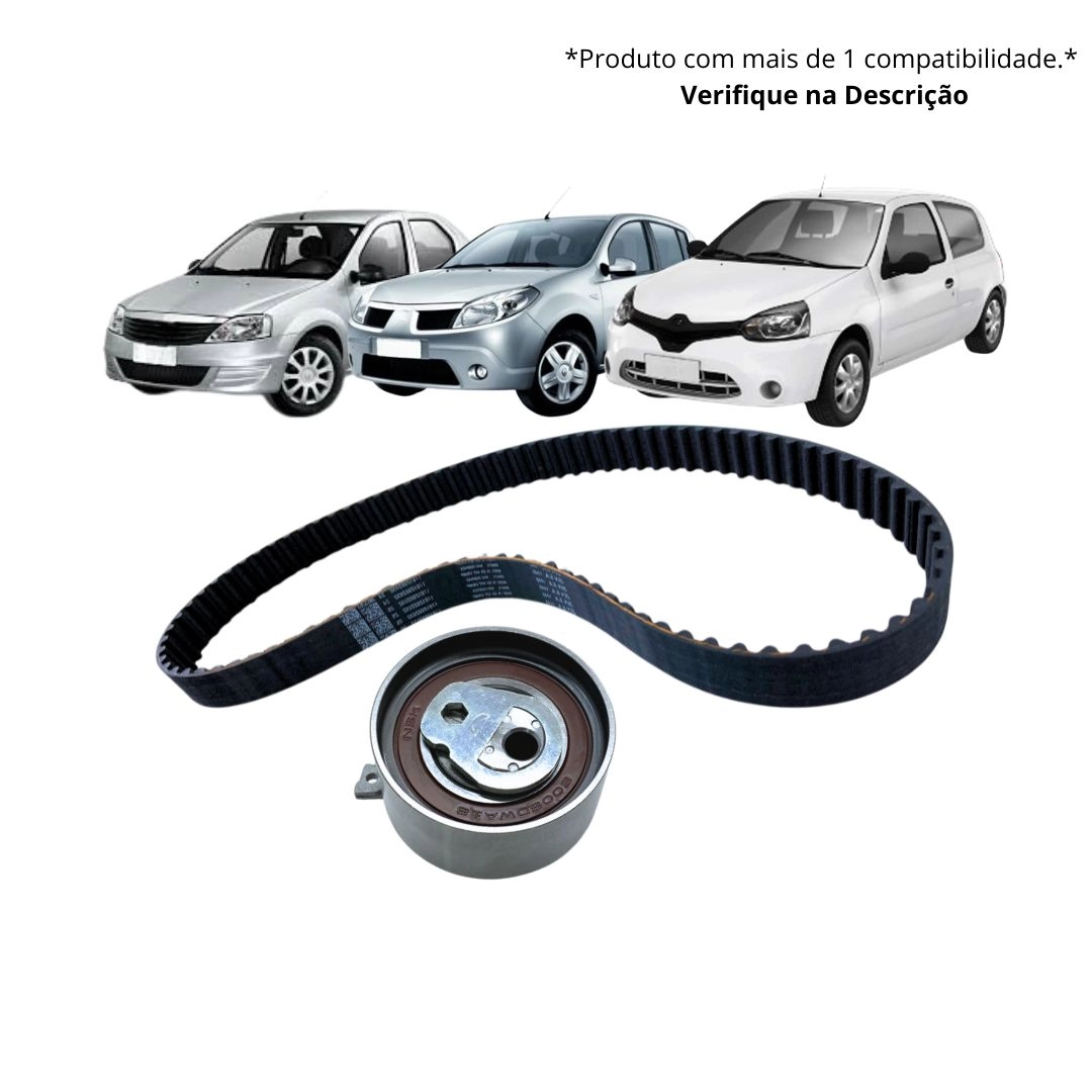 Kit Distribuição Correia Dentada March Logan Clio ZEN Z15008