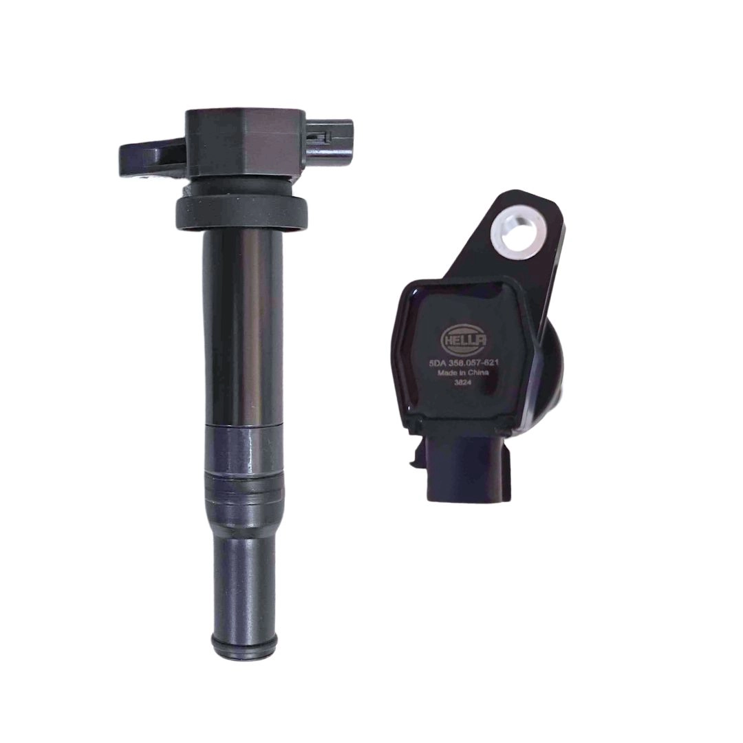 Kit 6 Bobina de Ignição Para Santa Fe 2.7 2002 a 2010 Hella Kit 6 Bobina de Ignição Para Santa Fe 2.7 2002 a 2010 Hella