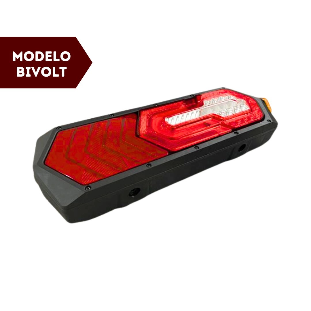 Conjunto Lanterna Traseira Turn Led Multifunção Bivolt LD Conjunto Lanterna Traseira Turn Led Multifunção Bivolt LD