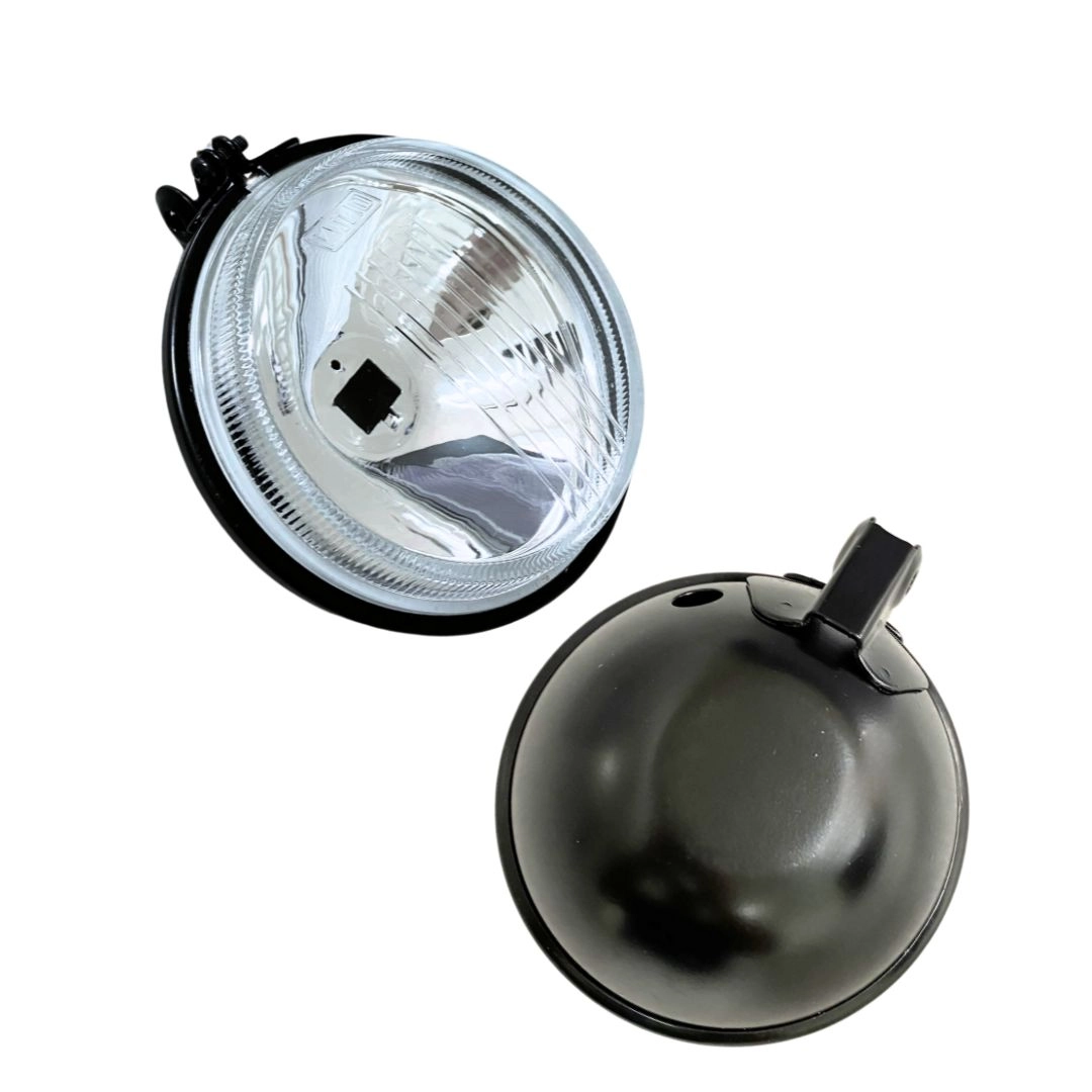 Farol Auxiliar Milha Com Lente De Vidro Redondo Universal Carcaça de Ferro Conector Lâmpada H3 NINO Farol Auxiliar Milha Com Lente De Vidro Redondo Universal Carcaça de Ferro Conector Lâmpada H3 NINO