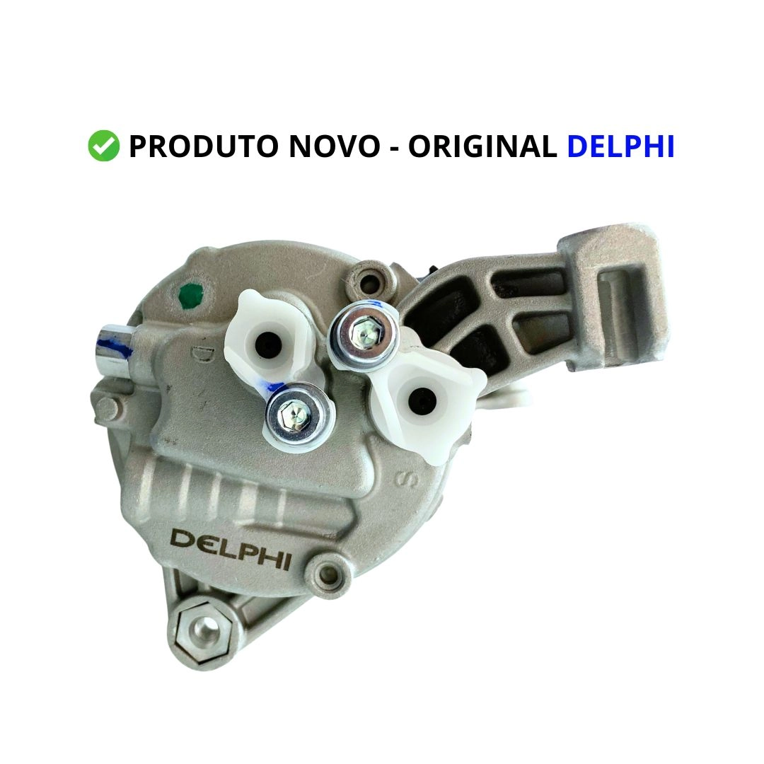 Compressor Ar Para Fiat Bravo Doblo Strada Grand Siena Idea Linea Palio Punto Siena 1.4 1.6 1.8 2011 a 2019 Delphi CS20