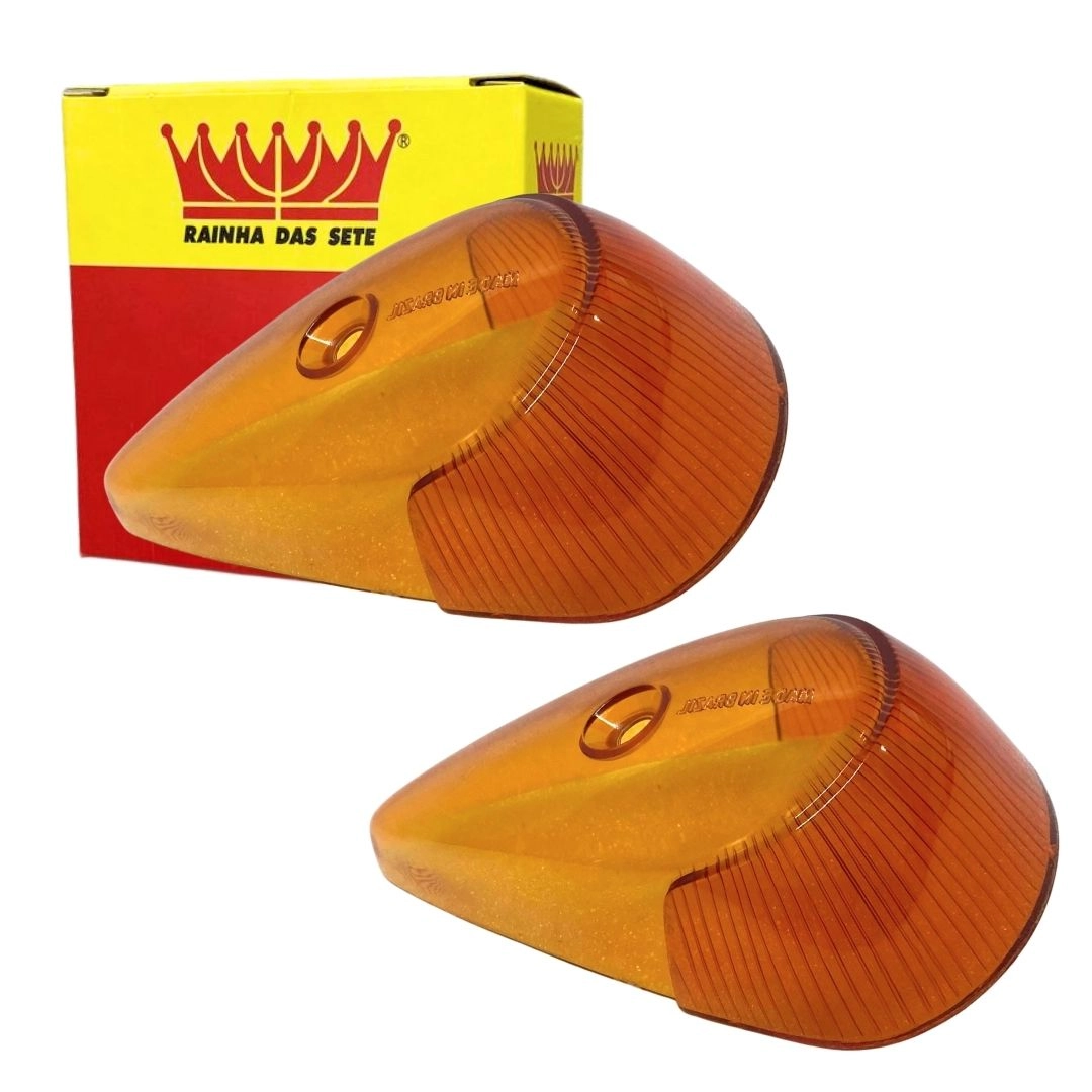 Par Lente De Pisca Amarela Para Volkswagen Fusca Par Lente De Pisca Amarela Para Volkswagen Fusca