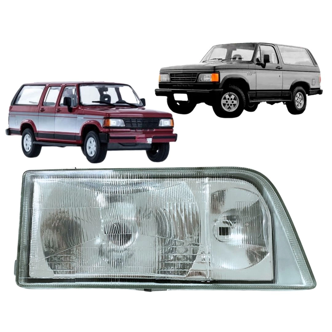 Farol Para Bonanza Veraneio 1993 a 1996 Vidro Lado Direito