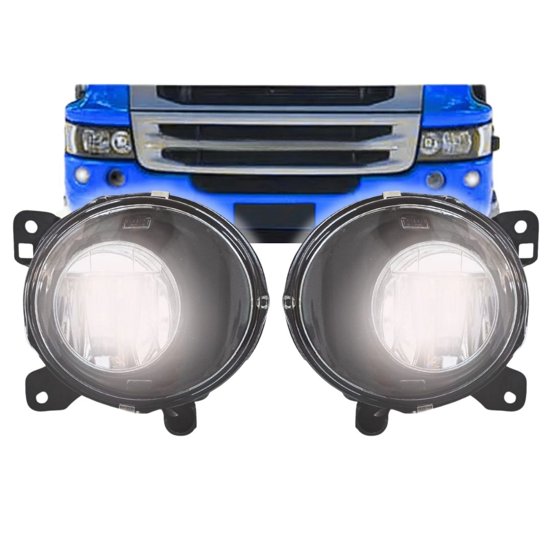 Par Farol Auxiliar Neblina Para Scania S4 S5 Black Par Farol Auxiliar Neblina Para Scania S4 S5 Black