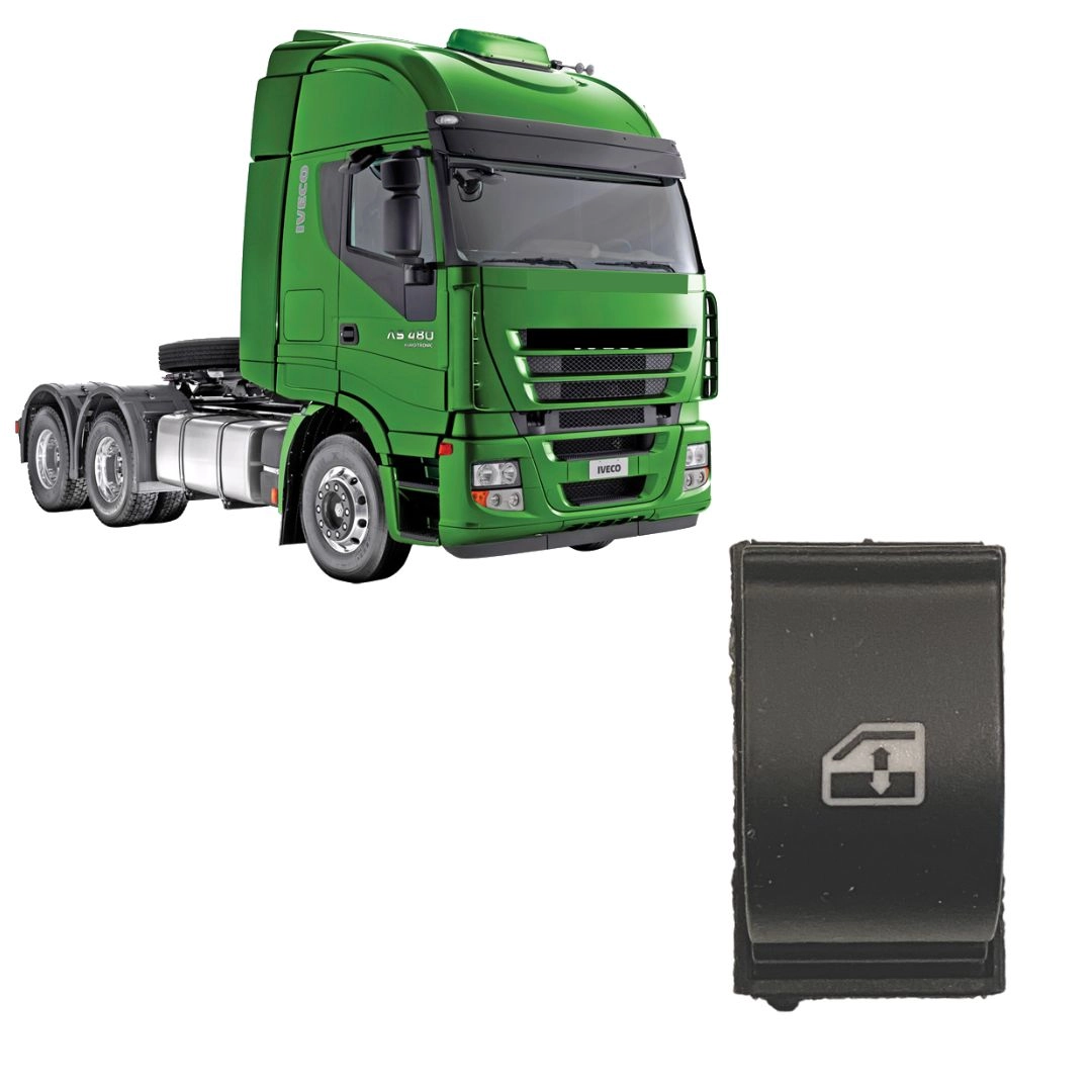 Interruptor Vidro Elétrico 24V Para Iveco Stralis Tector 2009 a 2018 Trakker Hi-way 504266994 Interruptor Vidro Elétrico 24V Para Iveco Stralis Tector 2009 a 2018 Trakker Hi-way 504266994