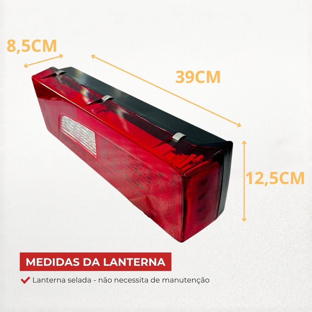 Kit Lanterna Traseira Para Scania S5 S6 Serie 5 Série 6 PGR NTG Streamline Com Chicote 2241858 2241860
