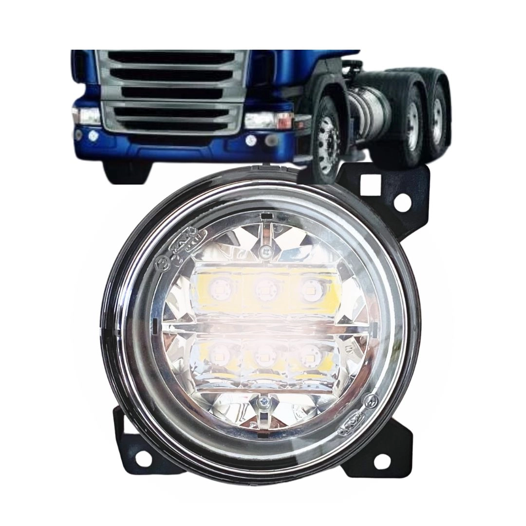 Farol Milha Auxiliar Interno LED Para Scania Série 4 Scania Série 5 Scania R440 Esquerdo IAM 83438413 Farol Milha Auxiliar Interno LED Para Scania Série 4 Scania Série 5 Scania R440 Esquerdo IAM 83438413