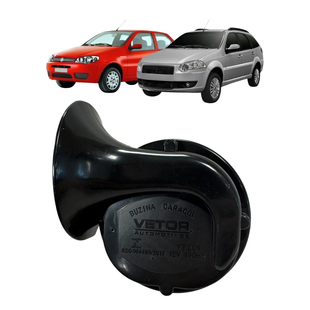 Buzina Caracol 12v Para Fiat Palio ED EL EDX Palio Weekend 1997 a 2018 Vetor VT209 Buzina Caracol 12v Para Fiat Palio ED EL EDX Palio Weekend 1997 a 2018 Vetor VT209