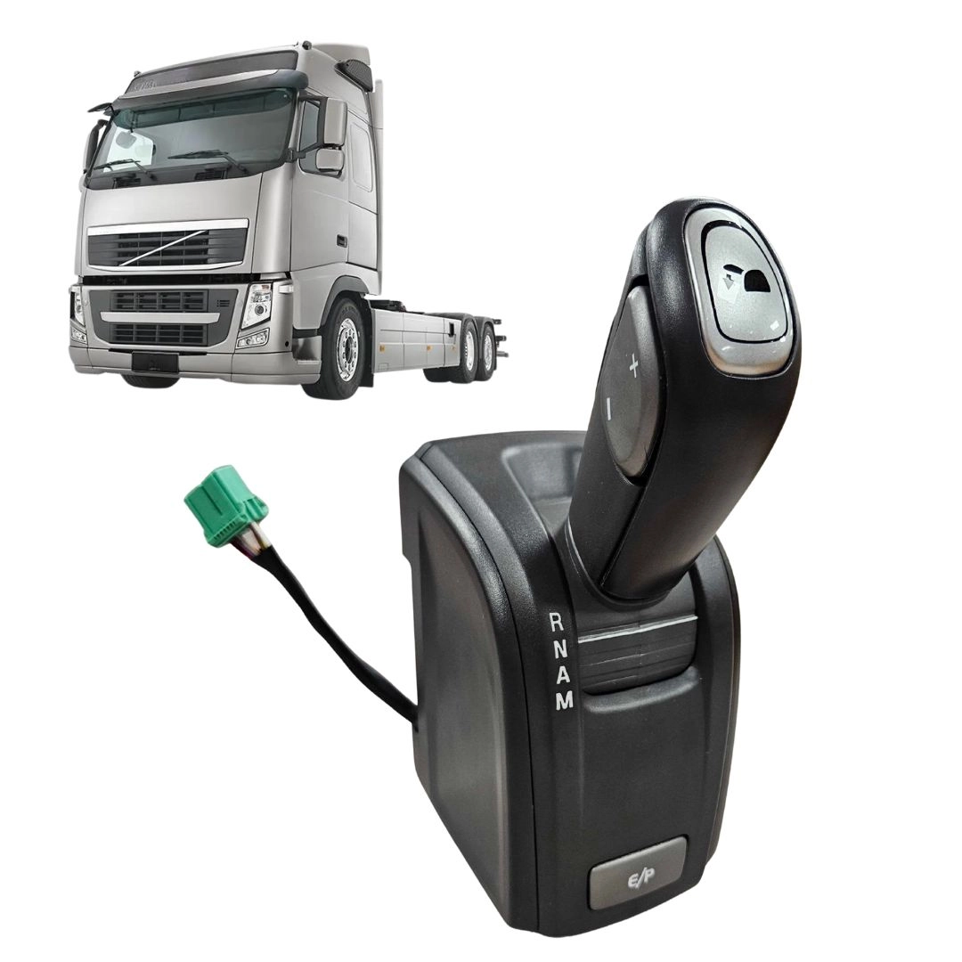 Manopla Câmbio Automatico I-Shift Para Caminhão Volvo FH FM NH FMX Ônibus Gráfite