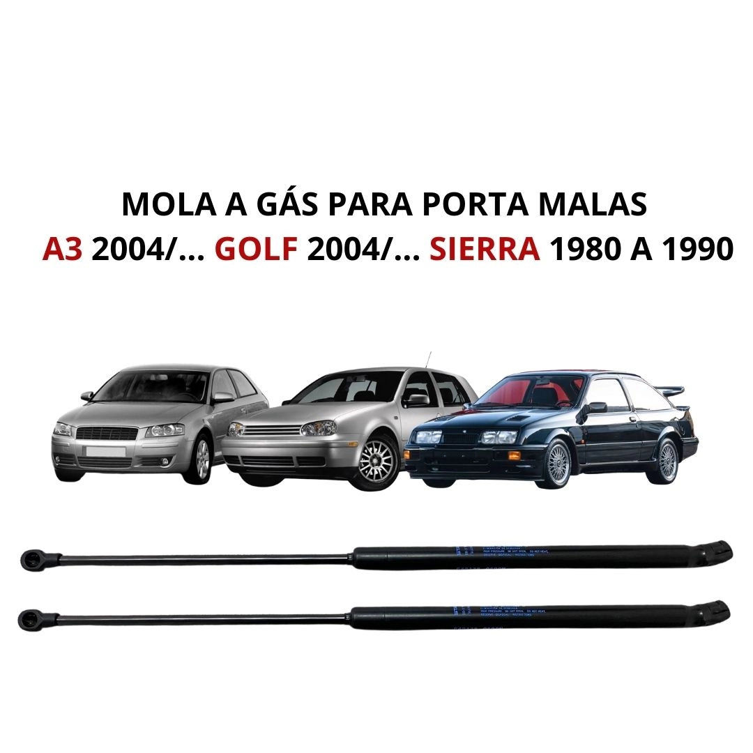 Par Amortecedor Porta Malas Para Audi A3 VW Golf Ford Sierra