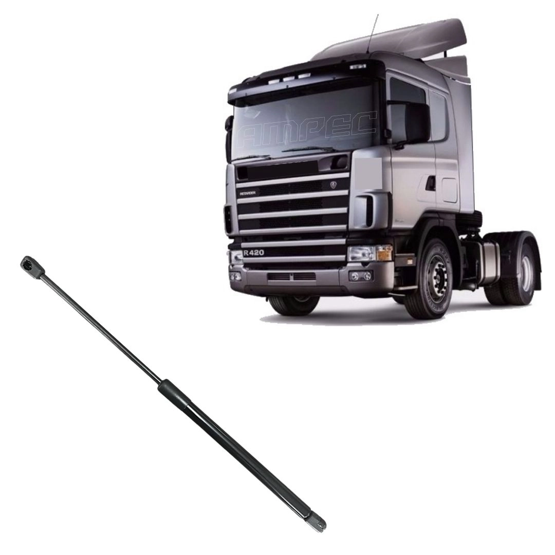 Amortecedor Mola Gás Capô Grade Para Scania Série 4 PGR Scania S4 PGR 1998 a 2007 EDN 1306492