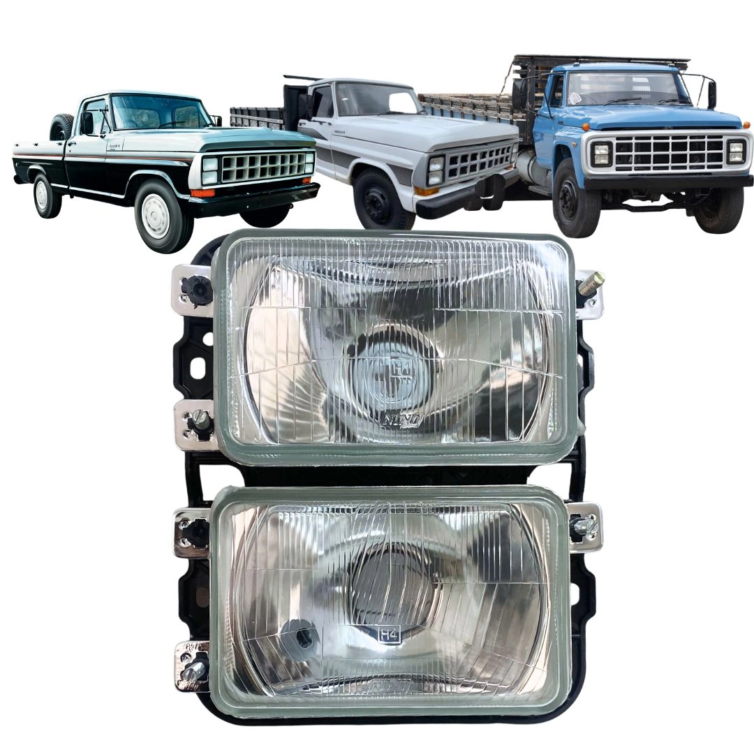 Farol Principal Para Ford F1000 F4000 F11000 85 a 91 LE