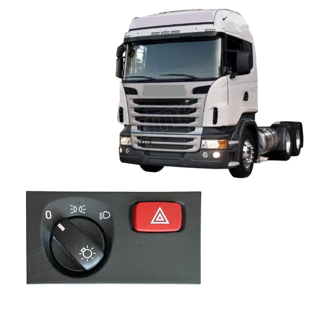 Interruptor Luz Farol Pisca Alerta ParaScania S5 PGR