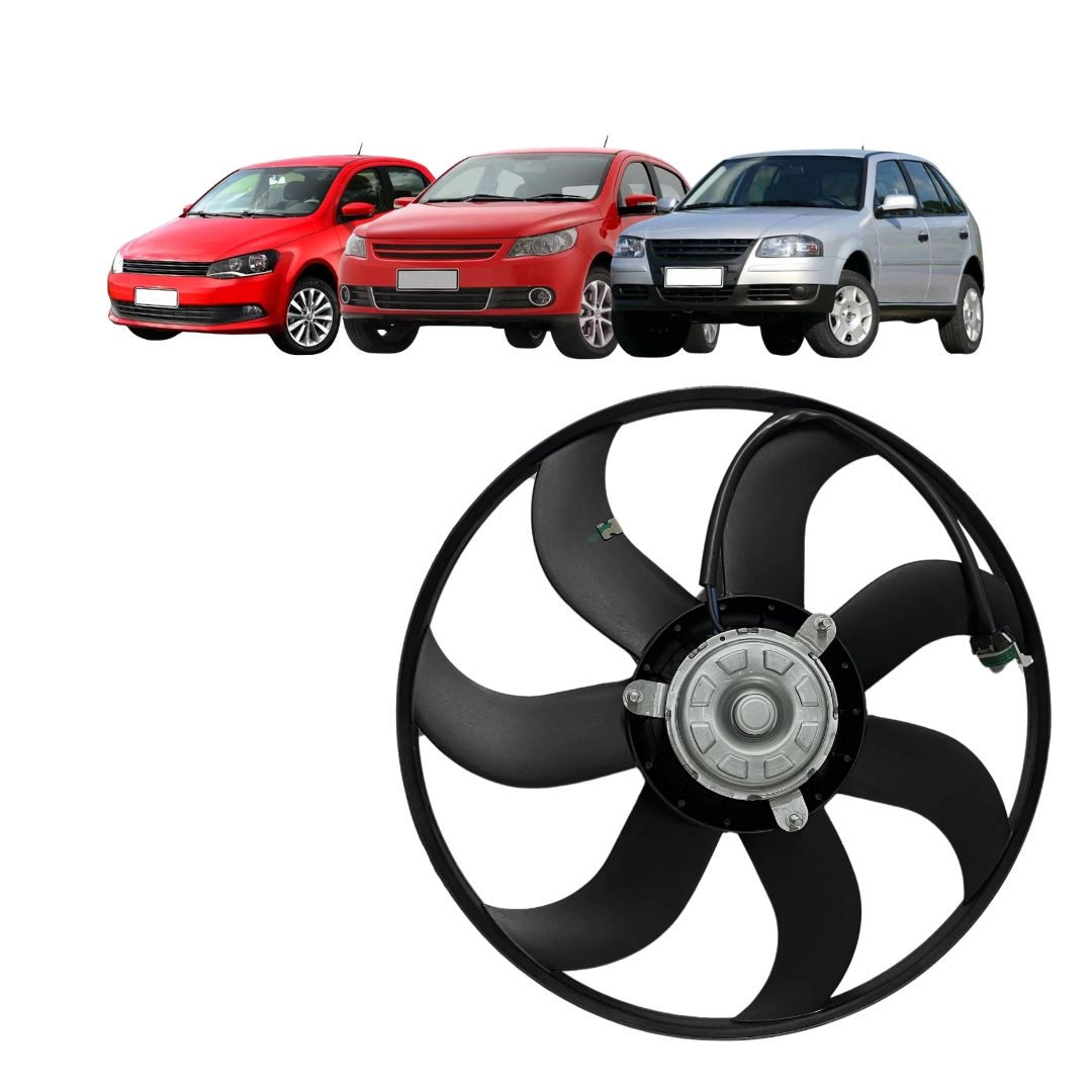Eletro Ventoinha Radiador Para Gol 1.0 1.6 2008 a 2022 7 Pás