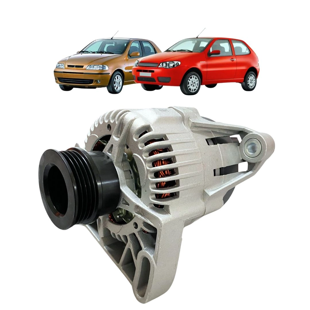 Alternador 90a 12V Para Fiat Palio 1.4 2005 a 2010 ZEN 44002 Alternador 90a 12V Para Fiat Palio 1.4 2005 a 2010 ZEN 44002