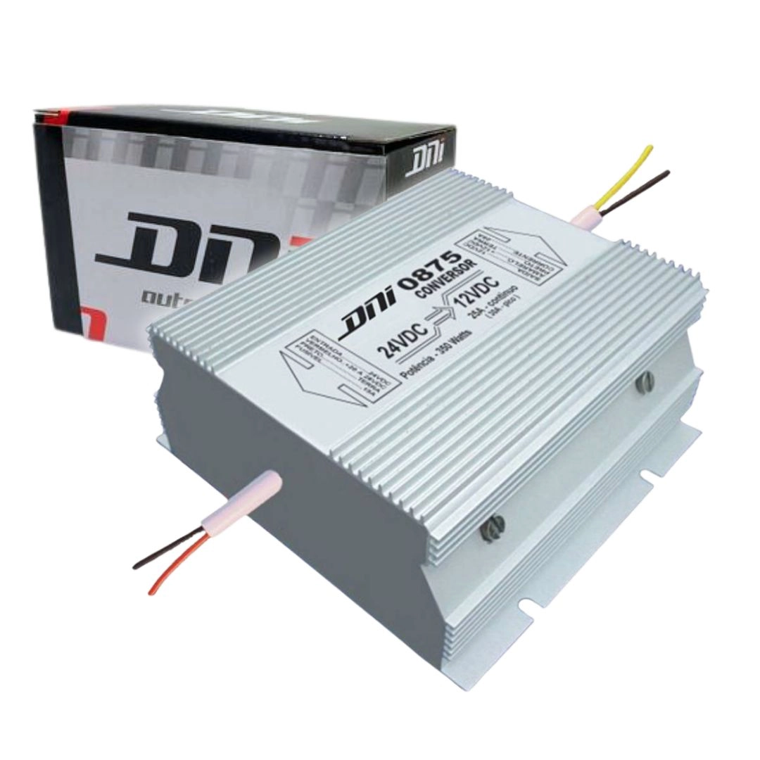 Conversor Redutor de Tensão de 24V para 12V 350W Inversor Conversor Redutor de Tensão de 24V para 12V 350W Inversor