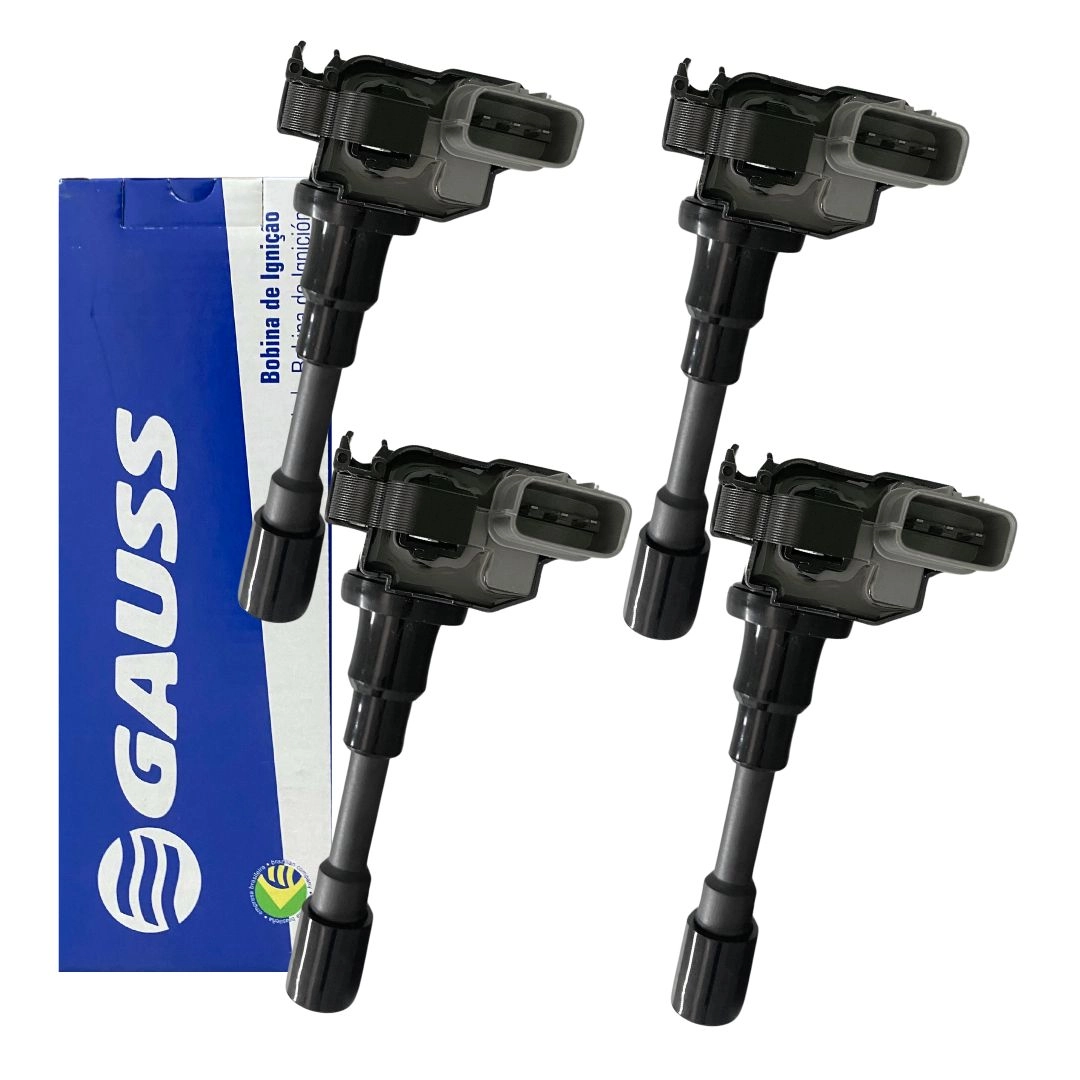 Kit 4 Bobinas Ignição Para Suzuki Jimny 1.3 16v 2001 a 2025 Kit 4 Bobinas Ignição Para Suzuki Jimny 1.3 16v 2001 a 2025