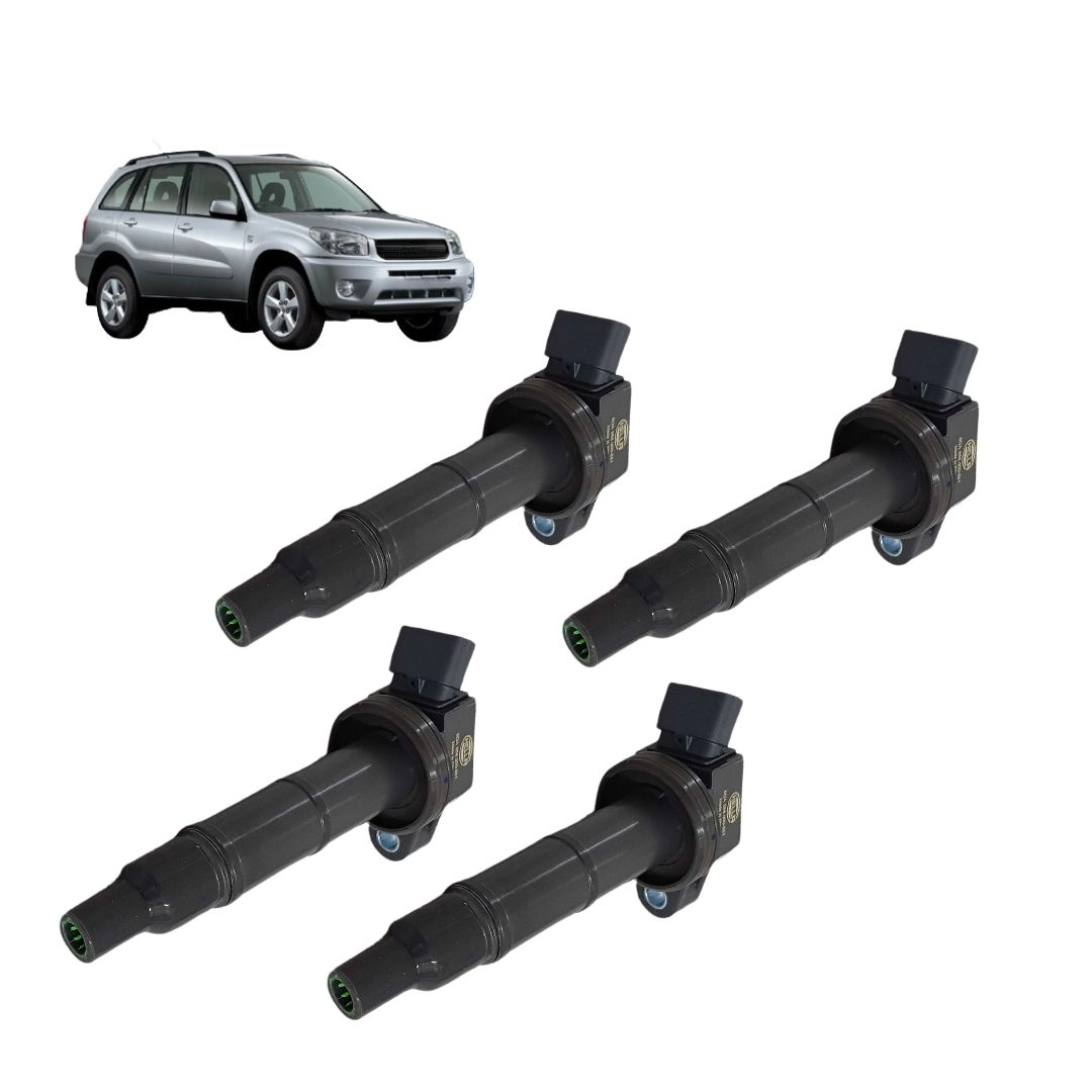 Kit 4 Bobina Ignição Para Toyota Rav4 2.0 2000 a 2005 Hella