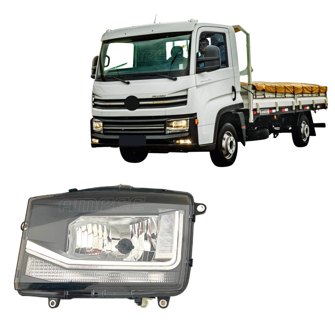 Farol Para VW Novo Delivery Express Após 2018 Lado Esquerdo Farol Para VW Novo Delivery Express Após 2018 Lado Esquerdo