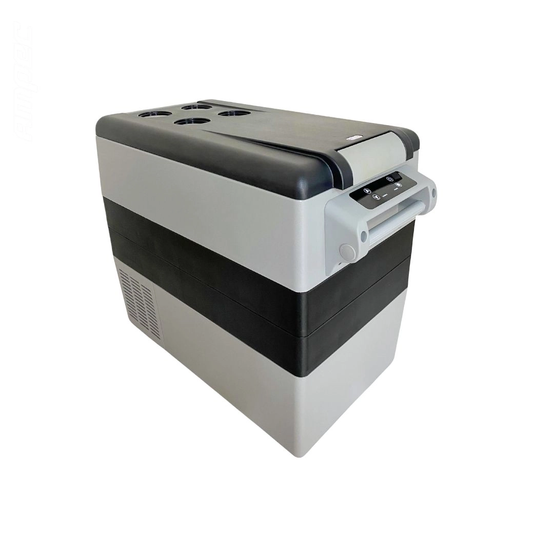 Geladeira Portátil 55L 12/24V 110/220V Caminhão Ônibus Van Camping Barco Lancha Pesca Maxfreeze