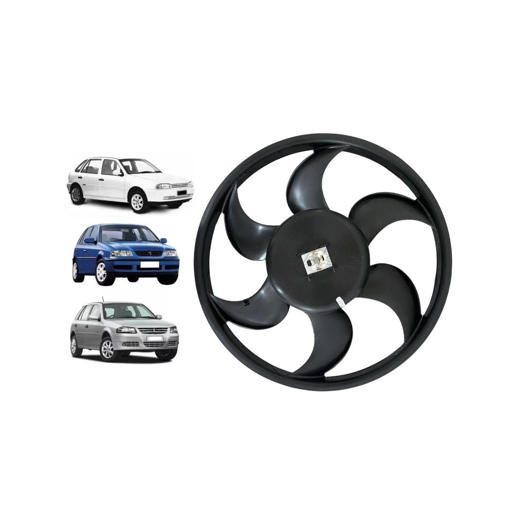 Ventoinha Radiador VW Gol Parati Saveiro Com Ar 1.6 1.8 2.0