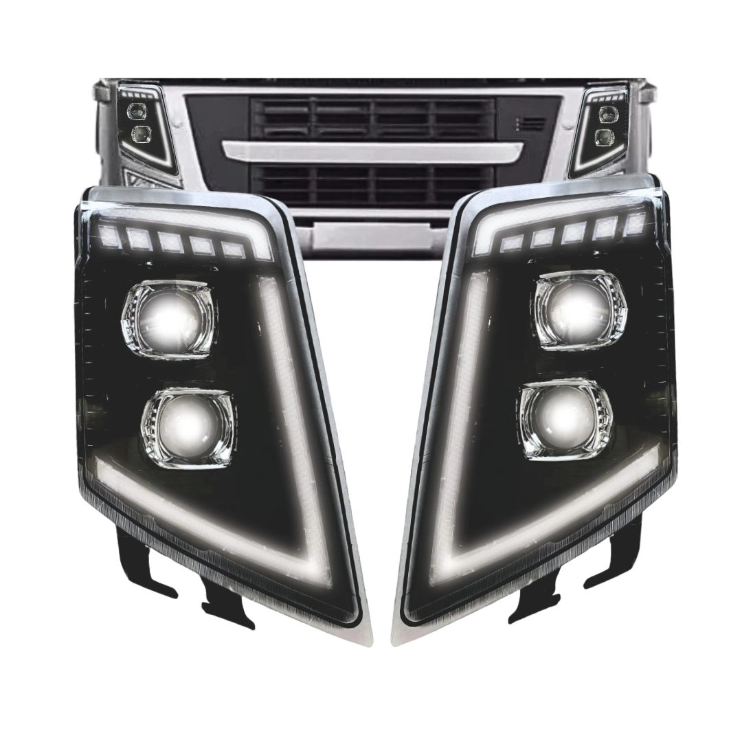 Par Farol Para Volvo FH FM FM13 FH13 Full LED Duplo Projetor