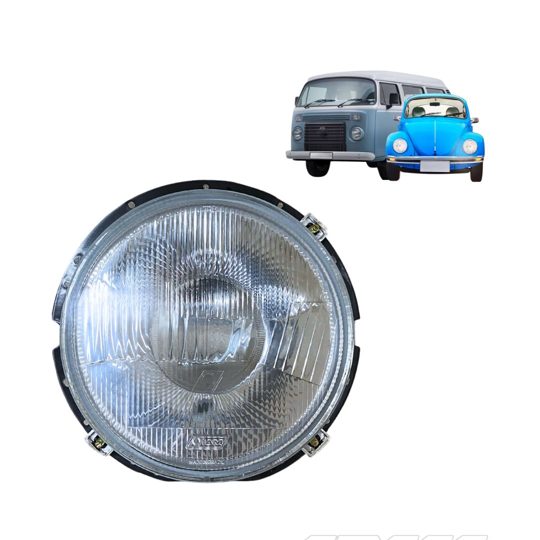 Farol Dianteiro Vidro Para VW Fusca Kombi Passat 74/96 Farol Dianteiro Vidro Para VW Fusca Kombi Passat 74/96