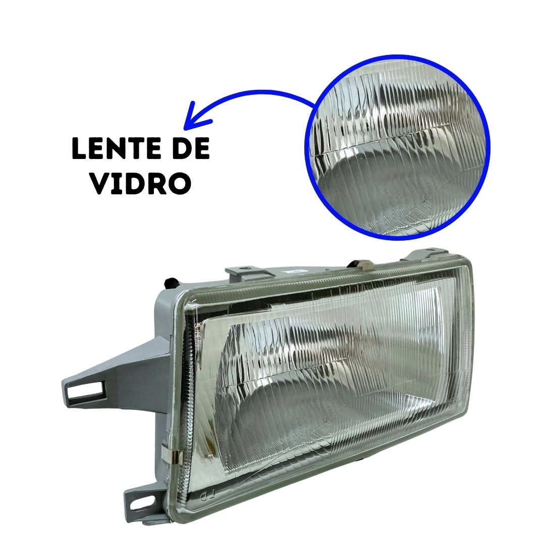 Par Farol Principal Para Fiat Uno Fiorino 1991 a 2004 Vidro Par Farol Principal Para Fiat Uno Fiorino 1991 a 2004 Vidro