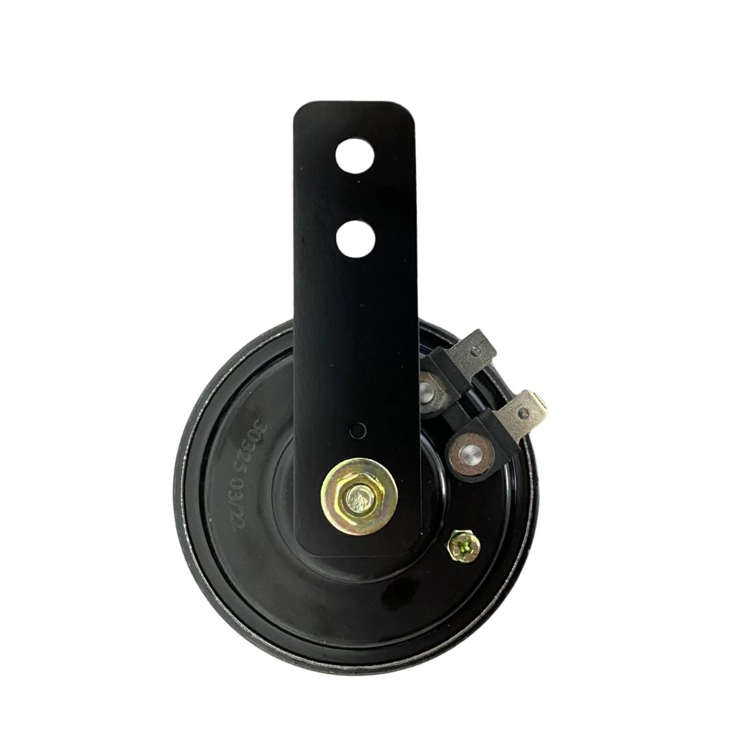 Buzina Moto Bi-Bi bibi Paquerinha Disco 12v 72MM Universal Com Suporte Vetor VT125