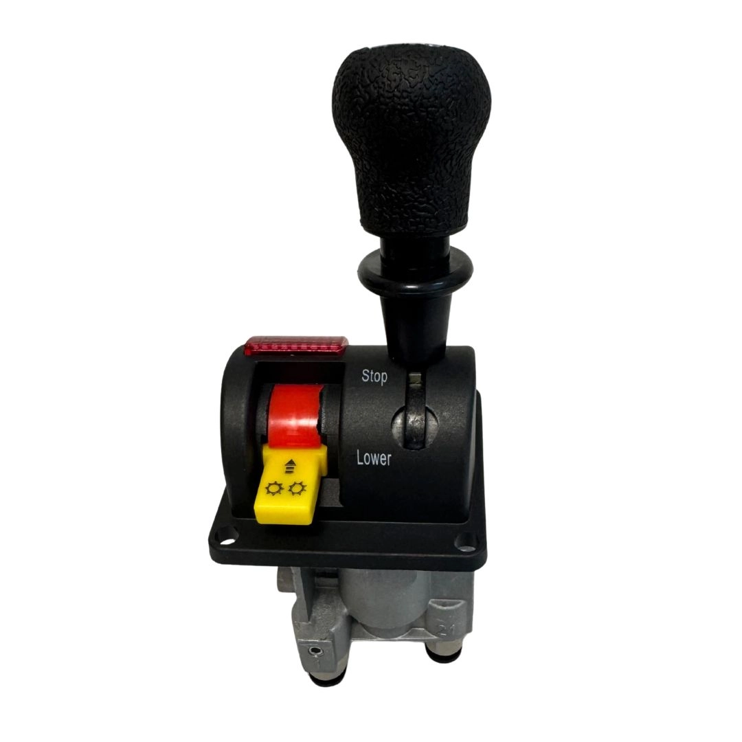 Chave Válvula Joystick Para Acionamento da Caçamba Basculante Bivolt 12v/24v Caminhão DNI7071