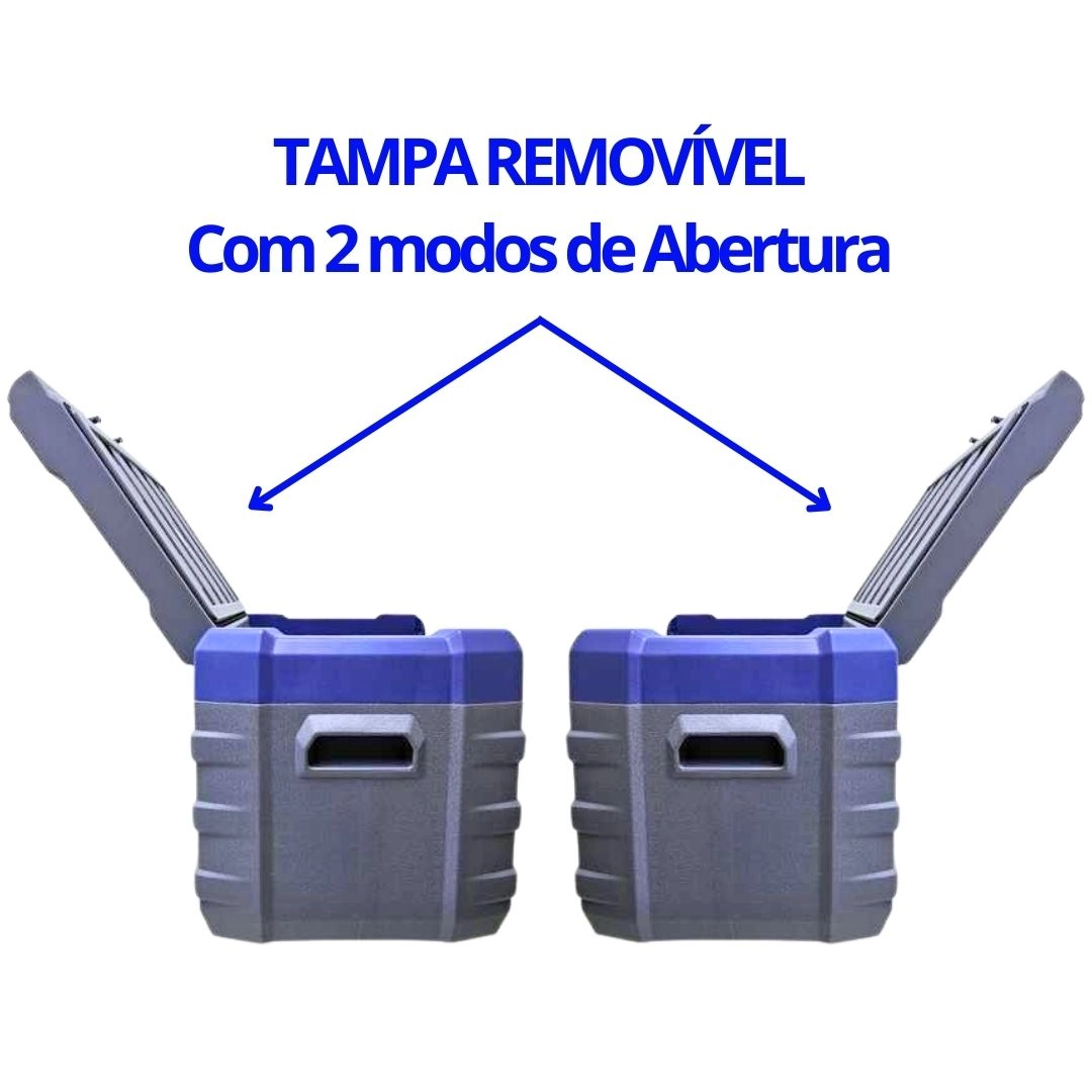 Geladeira 30 Litros 12V/24V 110v/220v Caminhão Ônibus Van Geladeira 30 Litros 12V/24V 110v/220v Caminhão Ônibus Van