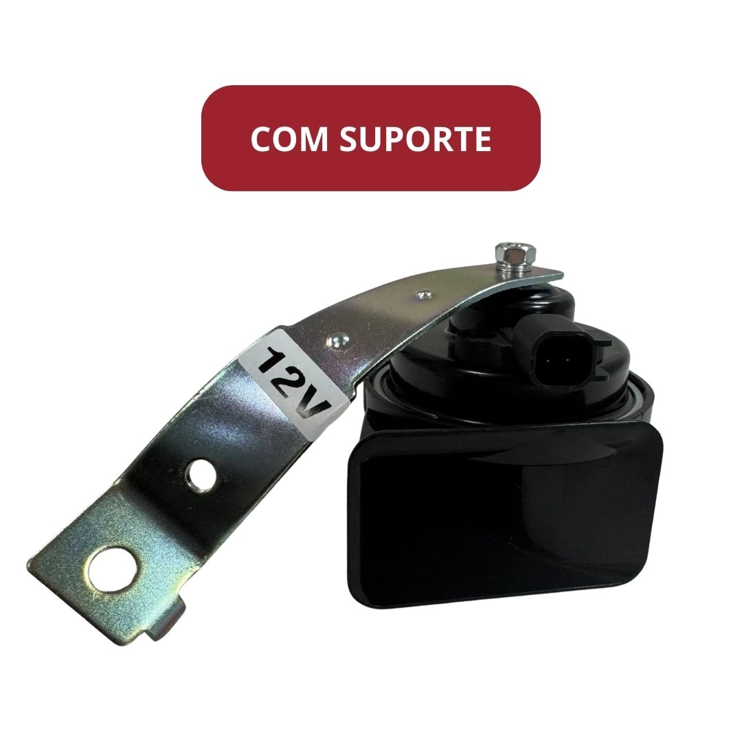 Buzina Caracol 12v Elétrica Carro Para Ford EcoSport Focus Hatch New Fiesta Vetor 2M5T16802-BB