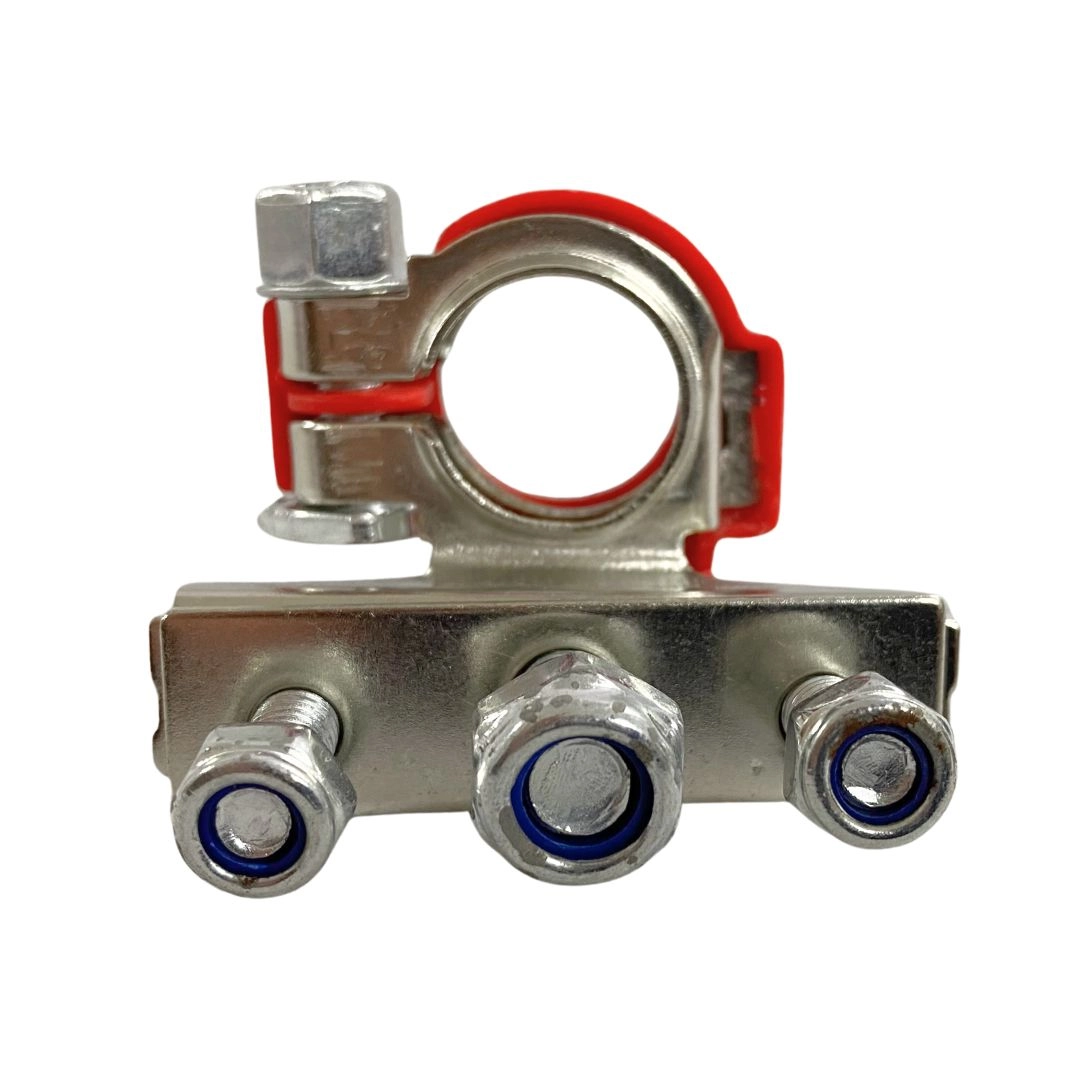 Par Terminal Bateria Universal Reforçado 3 Vias Polarizado