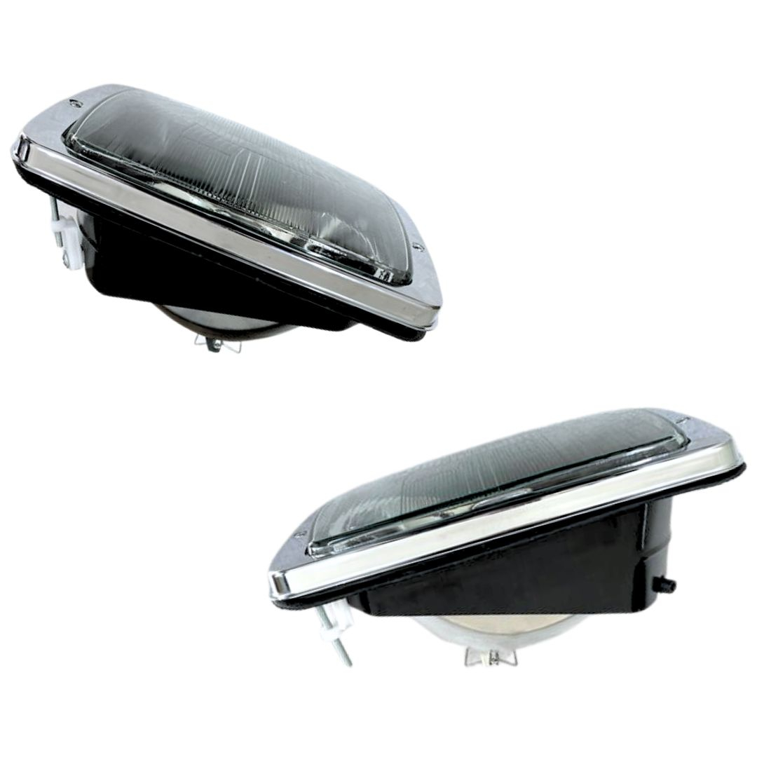 Kit Farol Dianteiro Principal Para Mercedes Benz 608 708 1972 a 1989 Com Lâmpadas Original Nino
