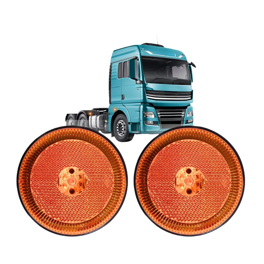 Par Lanterna Lateral LED Amarela VW Meteor IAM 85053006