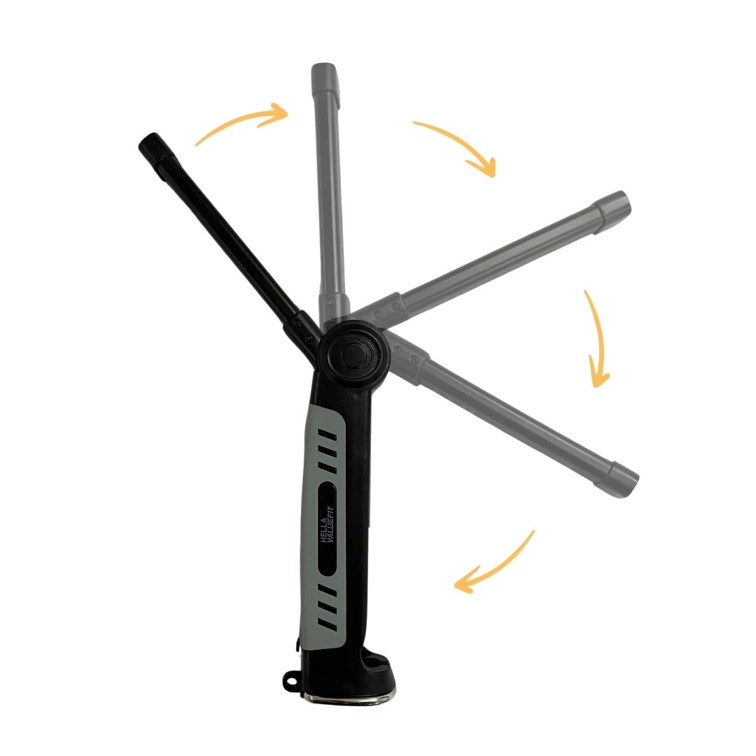 Lanterna Magnetica Gancho Led Recarregavel Dobravel Hella