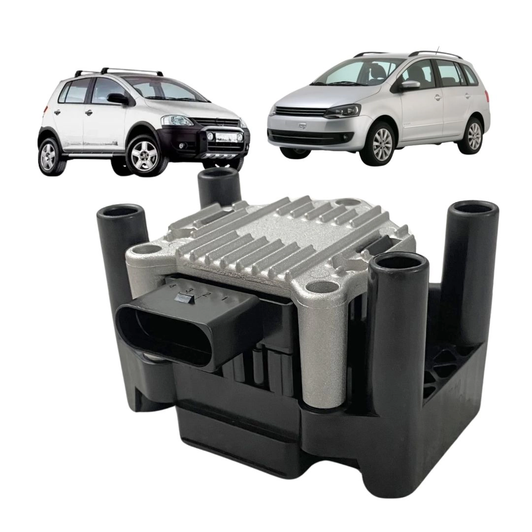 Bobina De Ignição Para CrossFox SpaceFox 1.6 05 a 14 4 Pinos Bobina De Ignição Para CrossFox SpaceFox 1.6 05 a 14 4 Pinos