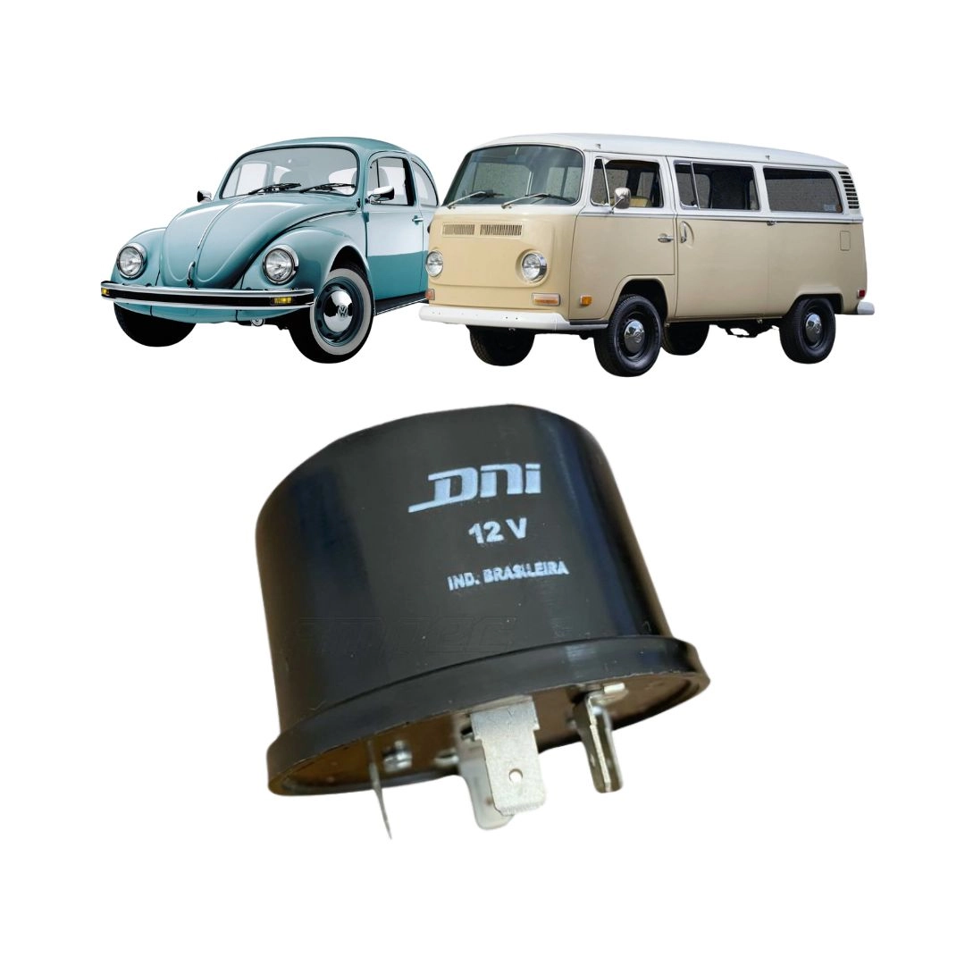 Rele Comutador Farol Alto Baixo Para Volkswagen Fusca Kombi Cebolão 5 Terminais DNI0119
