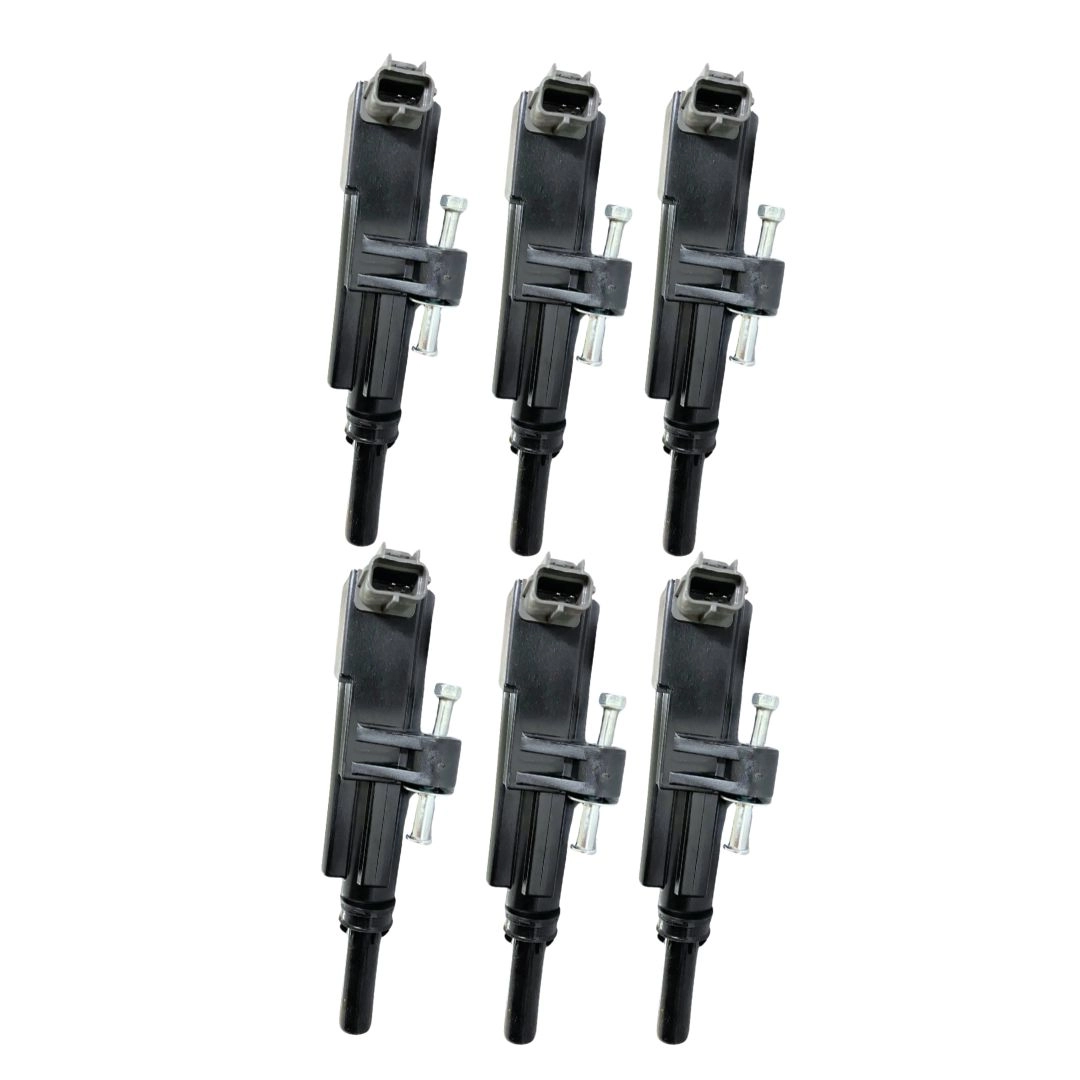 Kit 6 Bobina de Ignição Para Jeep Cherokee Sport 3.7 Hella