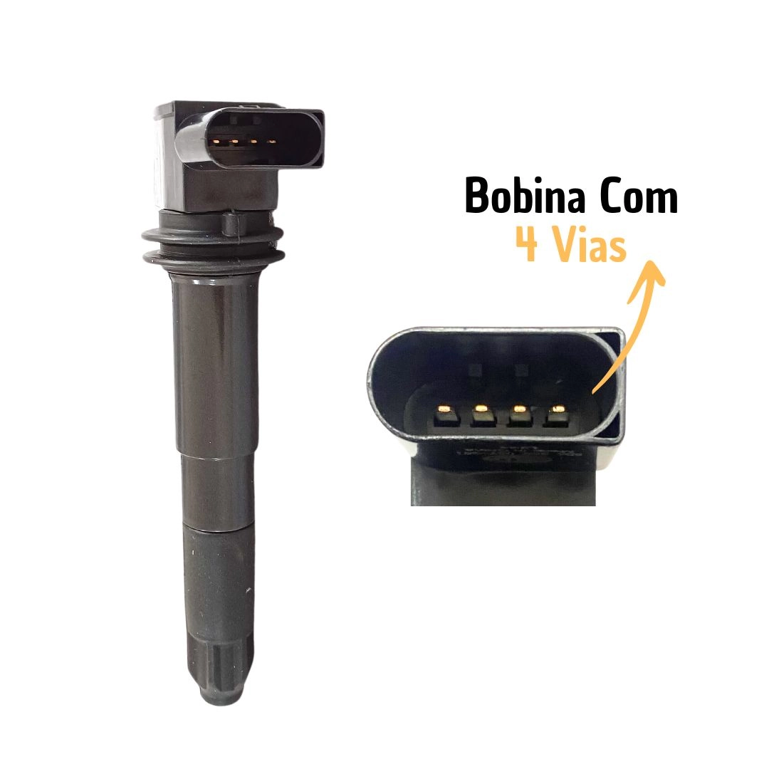 Bobina de Ignição Para Porsche Cayenne 4.5 2002 a 2007 Hella Bobina de Ignição Para Porsche Cayenne 4.5 2002 a 2007 Hella