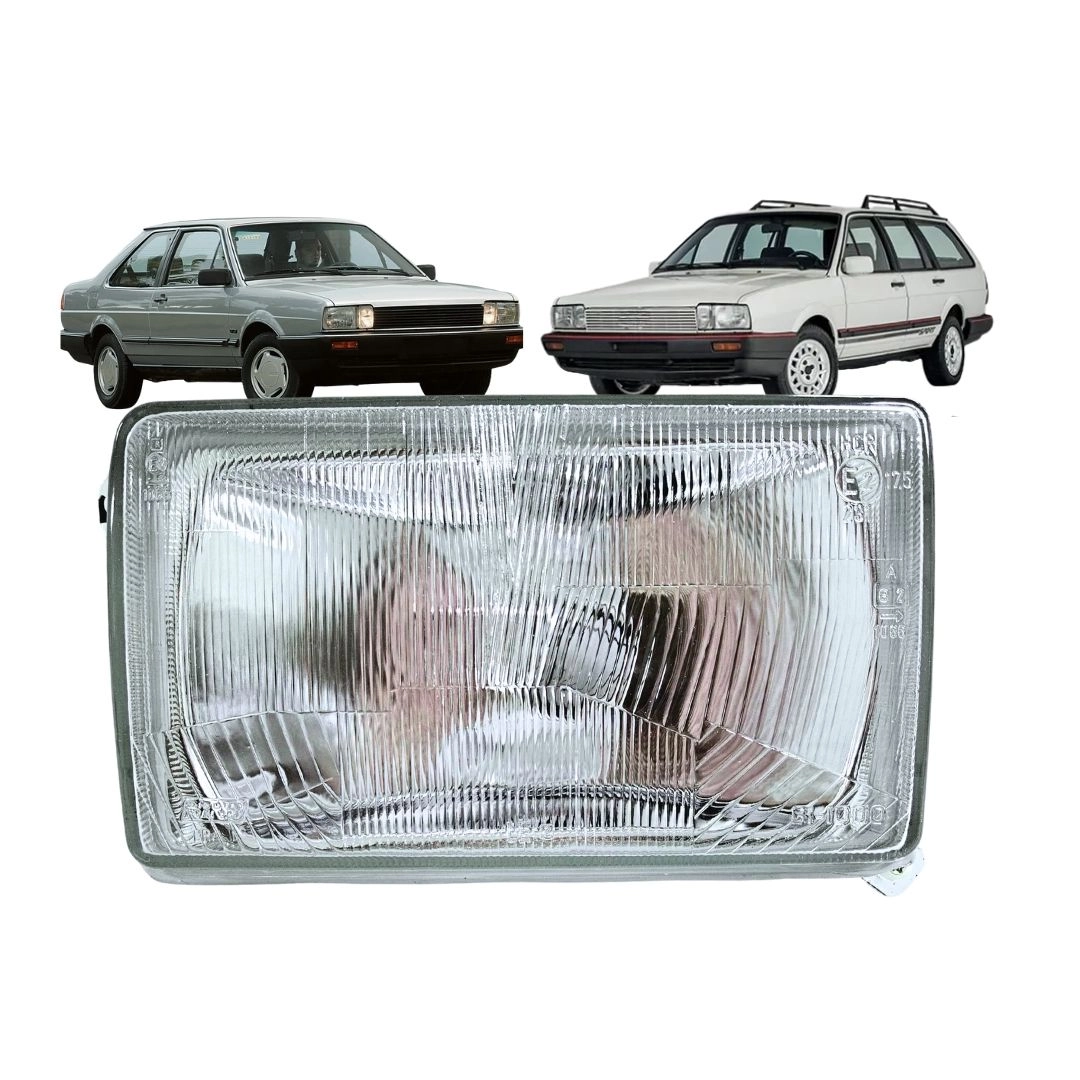 Farol Principal Para Santana Quantum 85 a 90 Esquerdo Vidro