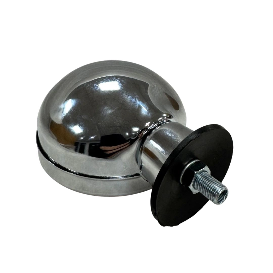 Lanterna Bojuda Foguinho Maria Cromada Amarelo Para Caminhão Carreta Reboque