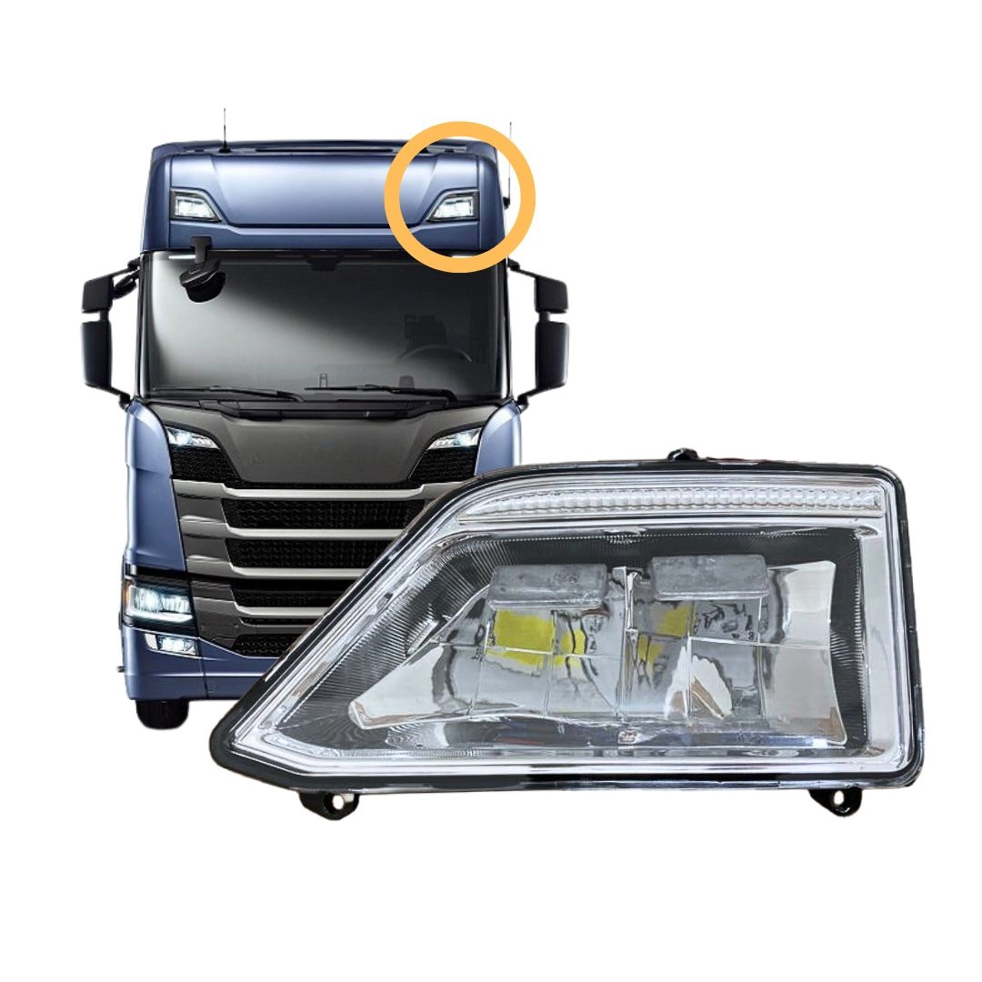 Lanterna Farol Teto Alto ParaScania NTG 2019 Esquerdo Lanterna Farol Teto Alto ParaScania NTG 2019 Esquerdo